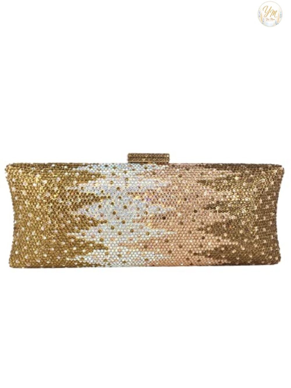 Rhinestone Crystal Clutch Evening Bag Long Formal Prom Party Purse
